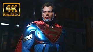 Superman vs Brainiac Full Fight Scene | Suicide Squad: Kill the Justice League &amp; Injustice (4K)