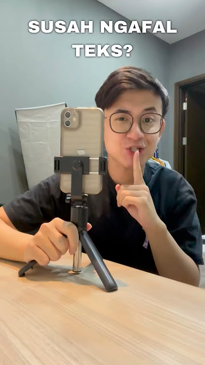 Ngomong depan kamera tanpa hafal! Ini caranya
