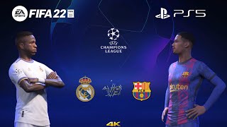 برشلونة vs ريال مدريد - نهائي دوري أبطال أوروبا FIFA 22