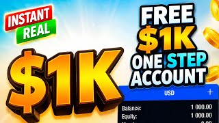 FREE $1k Prop Firm Account - How to Get Instant Funding For Free|Free funded account 2026|ForexNDB