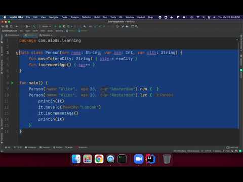 32 - Scope functions let, with in Kotlin