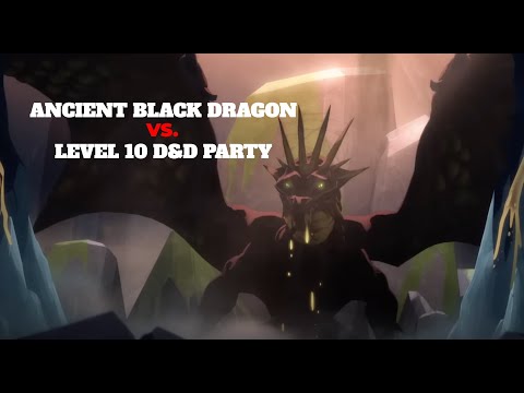 Running an Ancient Black Dragon - D&D 5e