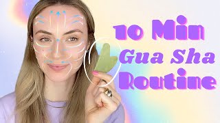 10 Min Gua Sha Routine to Depuff, Sculpt & Energize Your Face | All You Can Face 💕