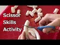 子供が喜ぶ☆ハサミトレーニング【Fun scissor skills activity】