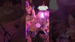 🥁Drummer Plays Fast Drum Beat Live🔥 #drums #drum #drumming #drumbeat #livemusic #shorts