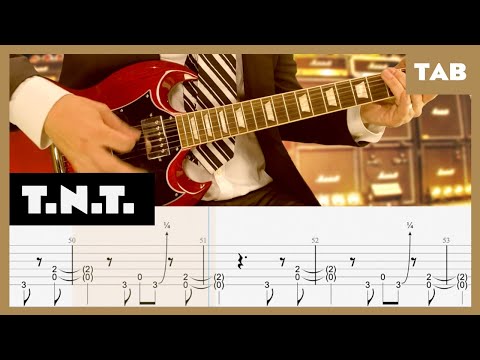 T.N.T. AC/DC Cover | Guitar Tab | Lesson | Tutorial