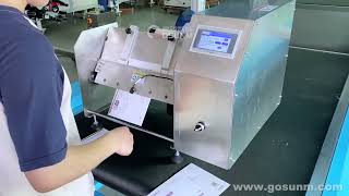 Customized semi-automatic envelope bag labeling machine small bag label manufacturer since 2007