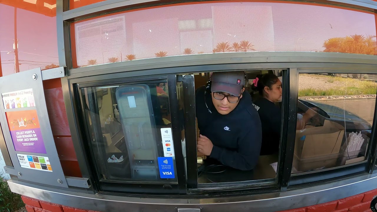 Jack in the Box Drive-Thru, 27 Egg Rolls, 141 N Arizona Ave, Chandler, Arizona, Easter, 9 Apr 23 NGH