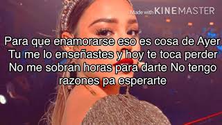 Danna Paola sola (lyrics)