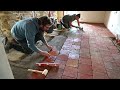 #71 Amazing Result on the Kitchen Floor! | Renovating our Abandoned Stone House in Italy