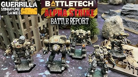 Battletech: Alpha Strike Battle Report - Mercenaries vs. Clan Wolf