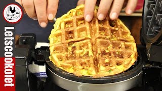 How to Make Omelet Waffle