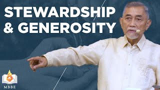 The Culture Of Biblical Stewardship The Core Value Of Generosity - Dr Benny M Abante Jr