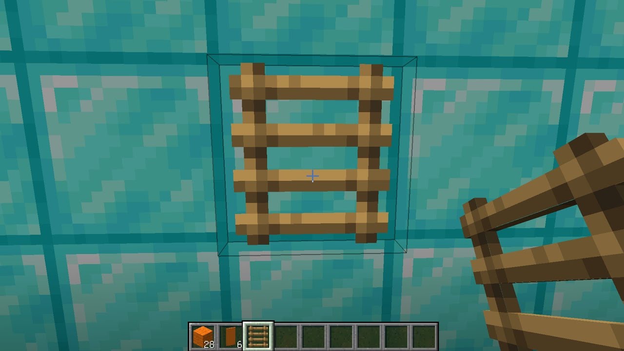 PART- 38 HOW TO MAKE LADDER IN MINECRAFT IN HINDI - YouTube