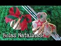 DIY- Bola de árvore de Natal feita de jornal/Christmas decoration - Ornaments for Christmas tree