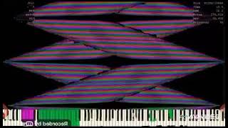 Black Midi Mirror Random Swirl Test Nut-Midi Version