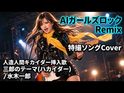 三郎のテーマ(ハカイダー) /AIガールズロック Remix