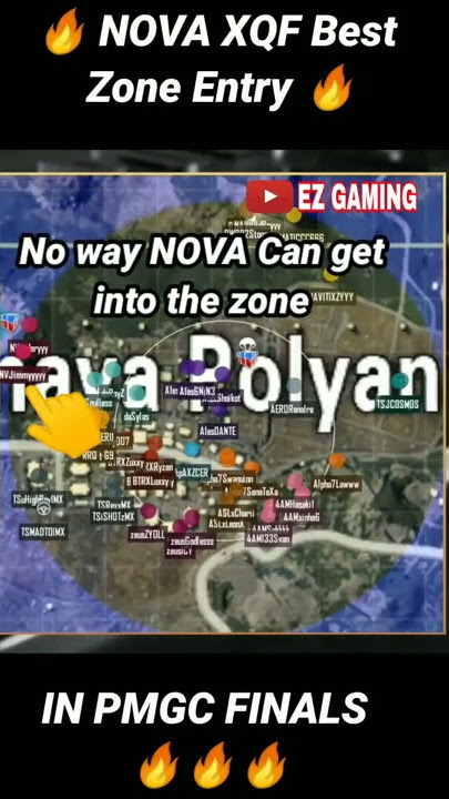NOVA XQF Entering Zone Like a Boss 👑 in PMGC Finals | Pubg Mobile
