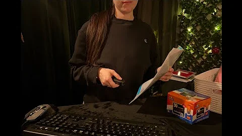 ASMR Office Supply Store | crinkles, typing, scanning sounds