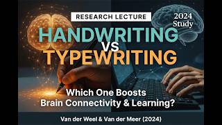 Handwriting but not typewriting leads to widespread brain connectivity: a high-density EEG study