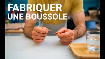 Comment faire une boussole avec une feuille ?