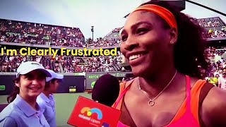 When Serena Had To Face A Tricky Opponent In The Opening Rounds Of Back To Back Tournaments