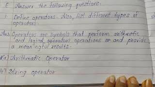 Class 7th l Cyber Quest l More on Python l Textbook Exercise l Question and Answers 