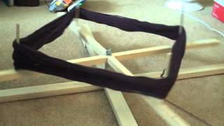 Homemade yarn swift