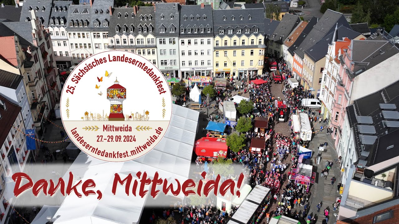 25. Sächsisches Landeserntedankfest 2024 in Mittweida | 