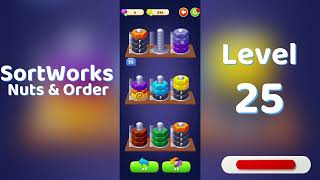 SortWorks Nuts & Order Level 25 Walkthrough | SortWorks Level 25 | Go Answer