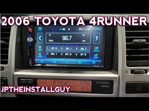 2006 toyota 4runner radio removal replacement and install