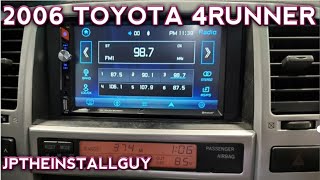 2006 toyota 4runner radio removal replacement and install