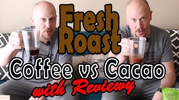 Freshly Roasted Coffee vs Cacao Beans (Amazon + Local Review)