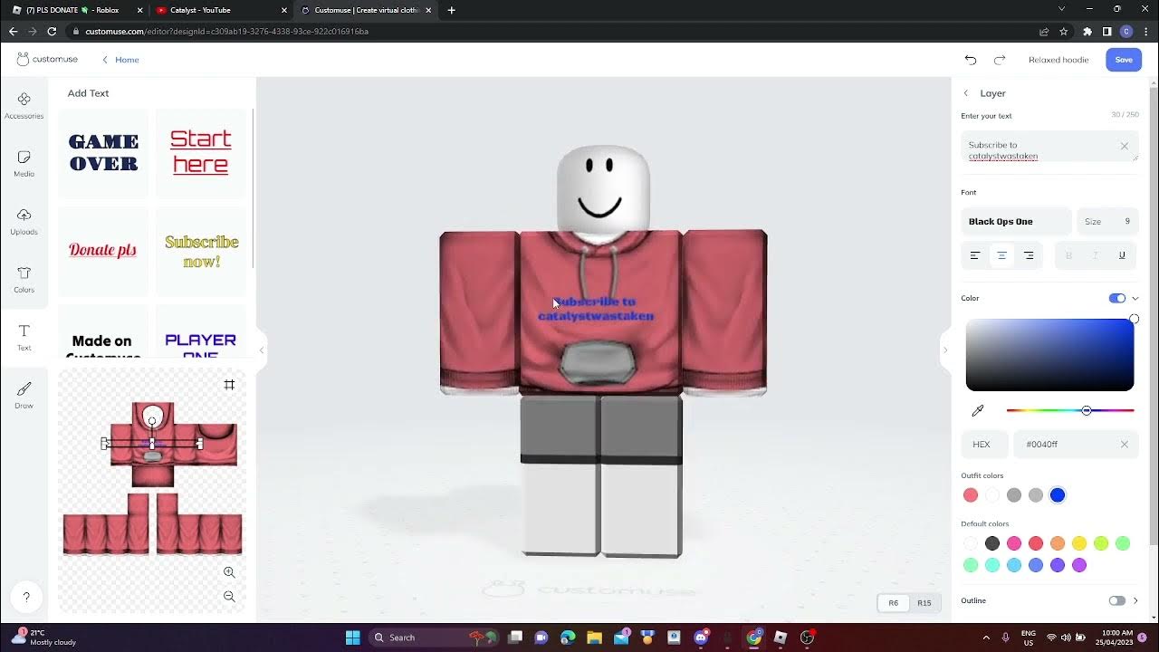 How to Create Roblox Clothing for FREE 😱💰✨ in 2023