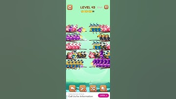 BIRD SORT 2 COLOR PUZZLE GAME 🐦 LEVEL 43