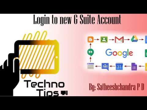 Login to a New G Suite Account