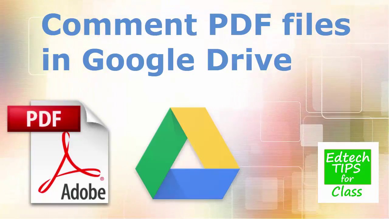  Update  ✅Add comments to your PDF files in Google Drive