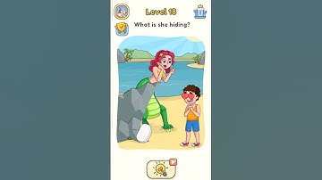 what is she hiding - DOP 5 (Delete One Part) Level 18 #dop5 #shorts #youtubeshorts #level18