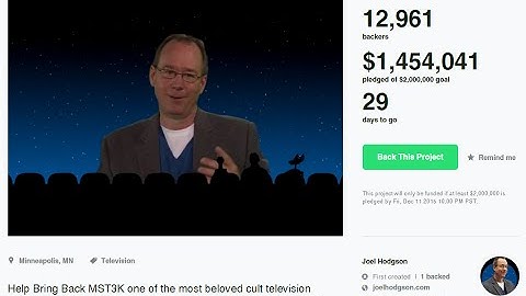 MST3K Kickstarter for New Show - #CUPodcast