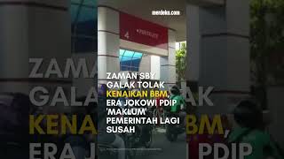 Zaman SBY galak tolak kenaikan BBM sedangkan zaman Jokowi....