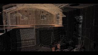 Peel Island lazaret: a fly-through of the pointcloud scan data