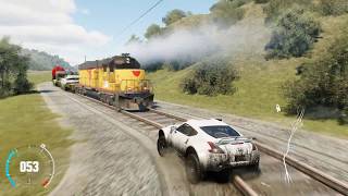 ザ・クルー 4K ultra ロスで貨物列車を追跡　Chasing a freight train in Los Angeles, The Crew 4K ultra high screenshot 2