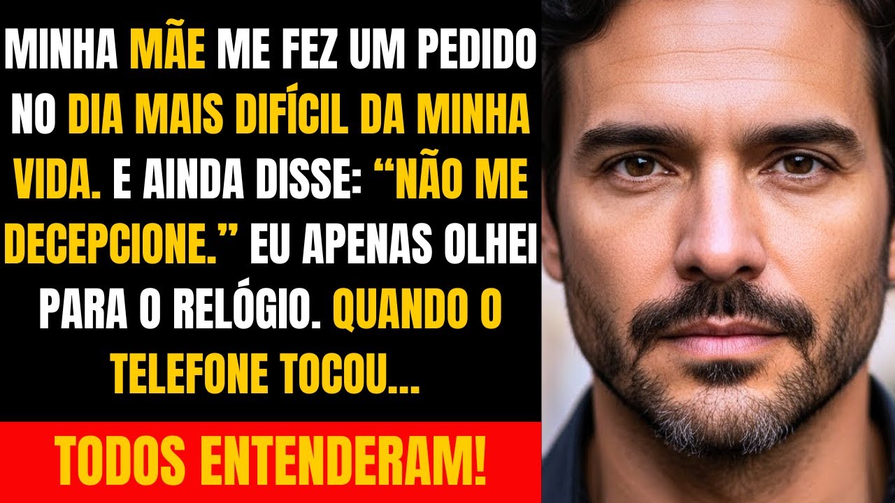 NO DIA MAIS DIFÍCIL DA MINHA VIDA, MINHA MÃE FEZ UM PEDIDO… O TELEFONE TOCOU E TUDO MUDOU