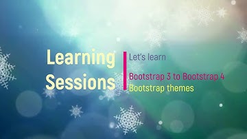 Asp.Net MVC Upgrade Bootstrap 3 to Bootstrap 4 | For beginners