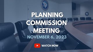 Richland County Planning Commission Meeting, November 6, 2023