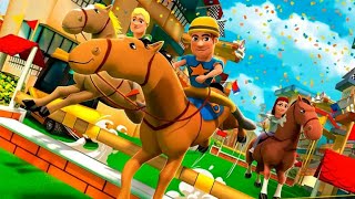 Cartoon Horse Riding - Derby Racing android gameplay free games for Kids videos for kids screenshot 2