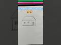 Easy House Drawing for Beginners 🏠✏️ | Simple Pencil Sketch #youtubeshorts