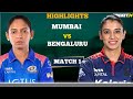 MI vs RCB WPL 2026 Match 1 Highlights 🏏