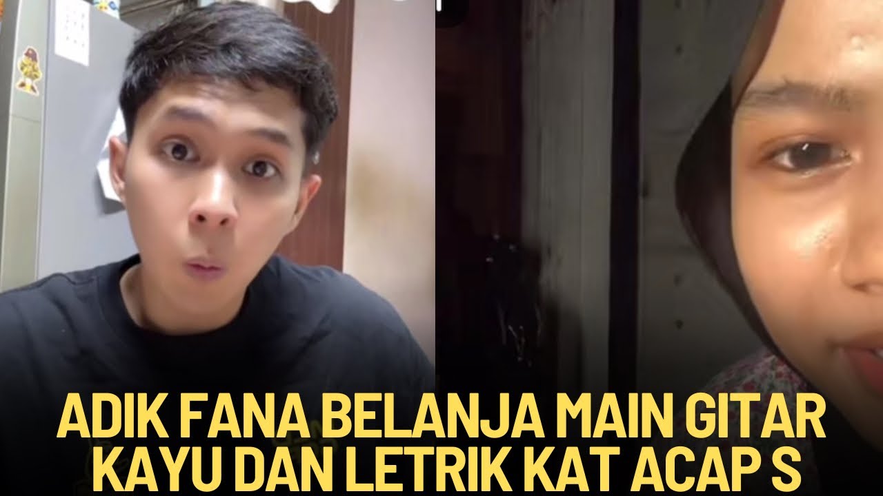 [FULL] ADIK FANA BELANJA MAIN GITAR KAYU DAN LETRIK | LIVE TIKTOK | 30.11.2024