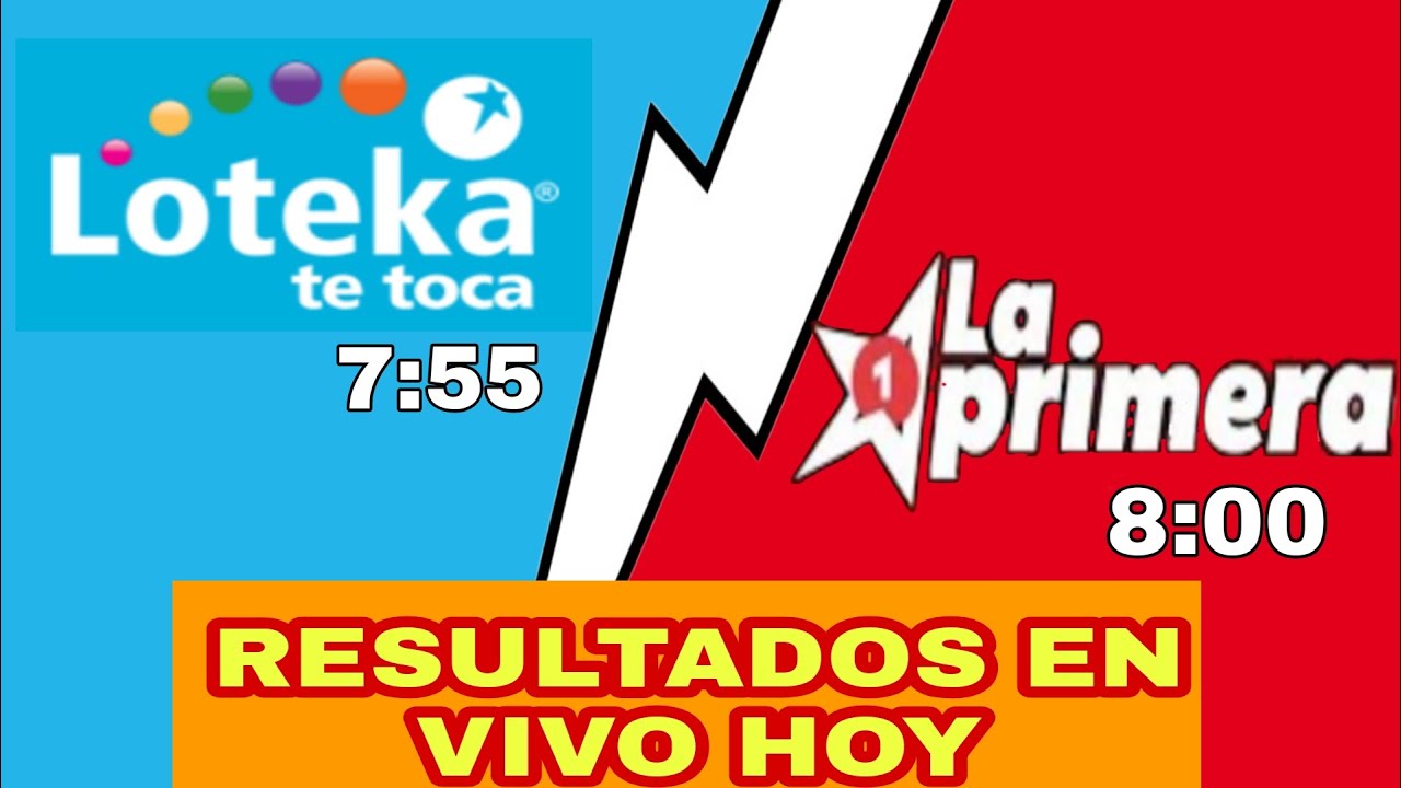 Loteka 🔴 EN VIVO: Resultados La Primera y Loteka HOY | Sorteos Oficiales RD 🟢 ...